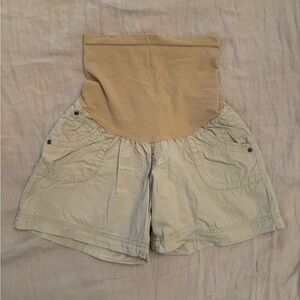 Motherhood Maternity Tan Shorts / Size Medium